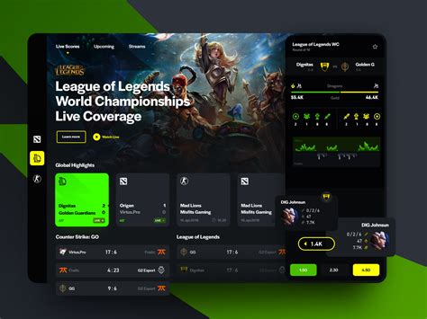 esports live scores.